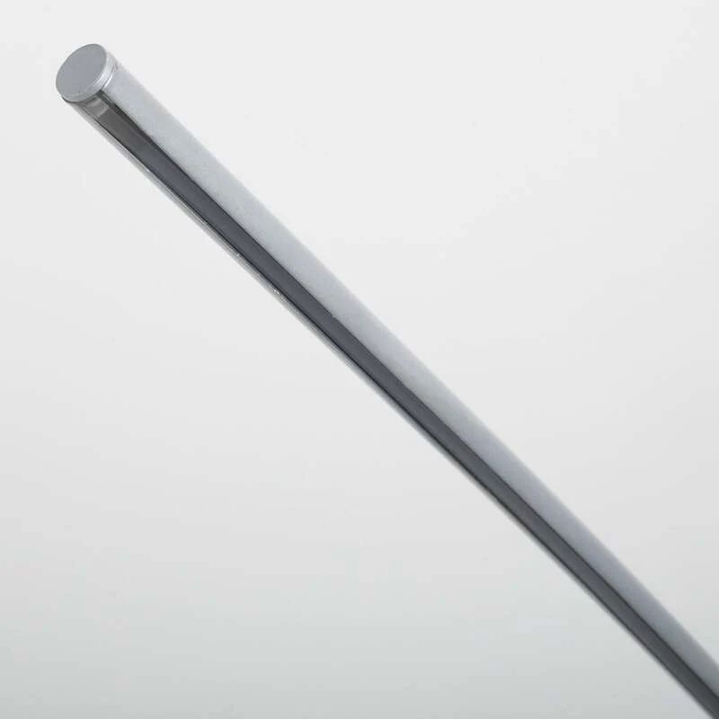 B-Ware Lindby Stehlampe Bogenlampe Danua LED silber Metall Leselampe Wohnzimmer