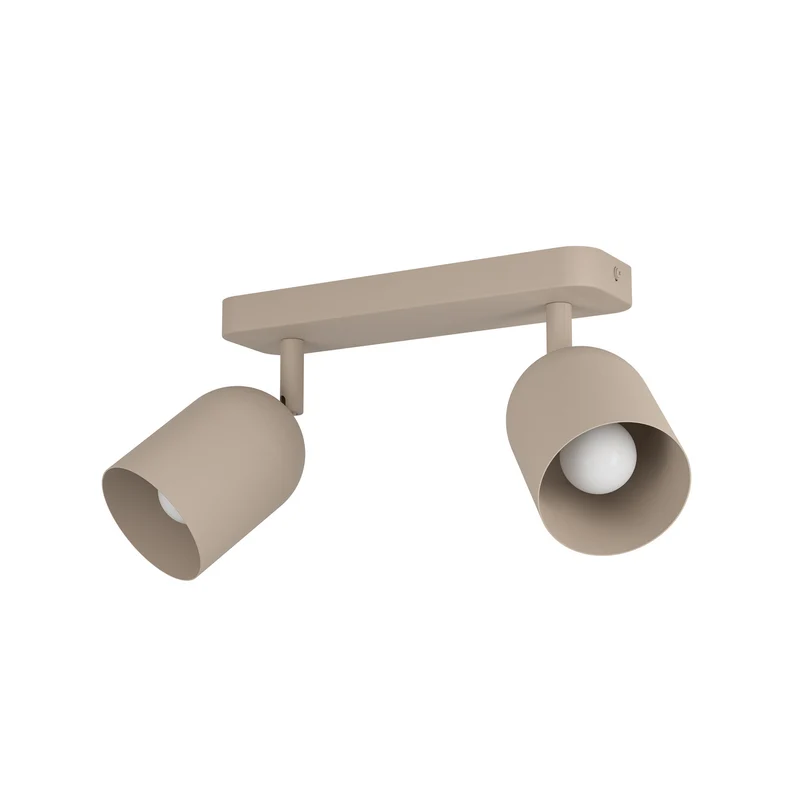 B-Ware Eglo Deckenstrahler Tilston LED Strahler dimmbar Stahl beige 28x8 Leuchte Lampe