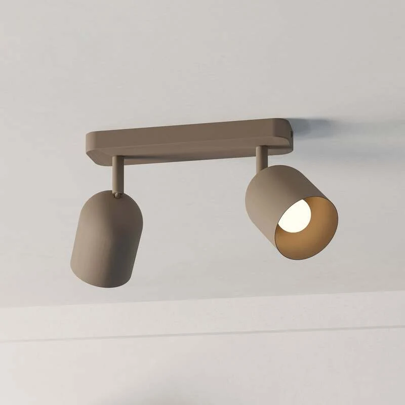 B-Ware Eglo Deckenstrahler Tilston LED Strahler dimmbar Stahl beige 28x8 Leuchte Lampe
