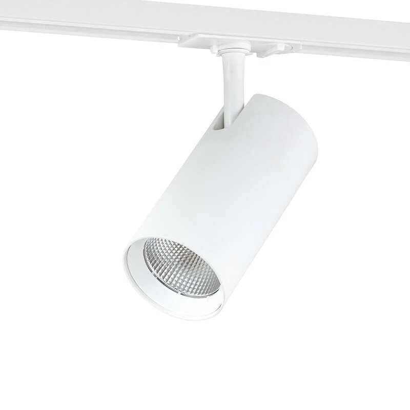 B-Ware Lindby LED Schienen Spot Linaro dimmbar Aluminium CCT 3000K bis 5700K weiß Ø7cm