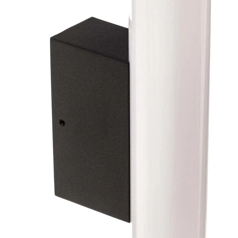 B-Ware Helestra Spiegelleuchte Badleuchte LED Loom schwarz 120 cm warmweiß Acryl Metall