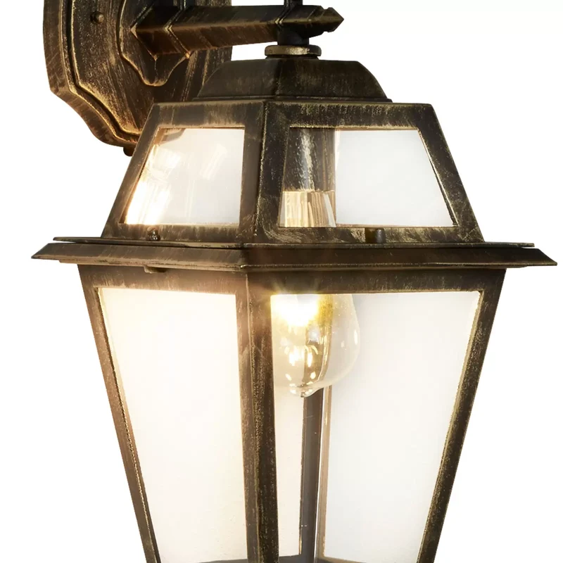B-Ware Searchlight Außenwandleuchte New Orleans Laterne abwärts Wandleuchte Wandla520
