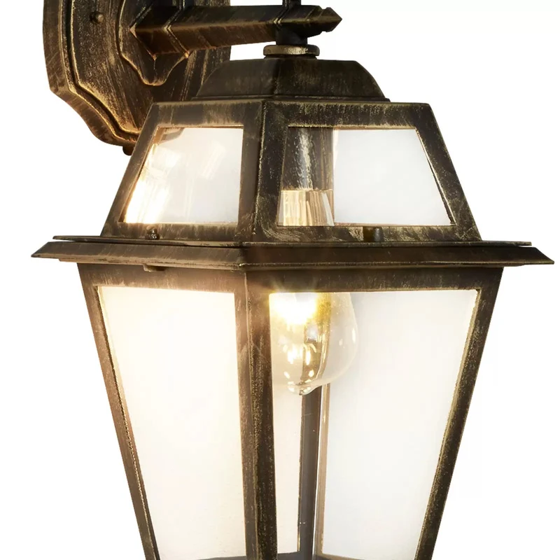 B-Ware Searchlight Außenwandleuchte New Orleans Laterne abwärts Wandleuchte Wandla520