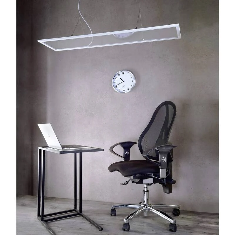 B-Ware Deko-Light Pendelleuchte Hängeleuchte LED weiß eckig Dip-Switch dimmbar694