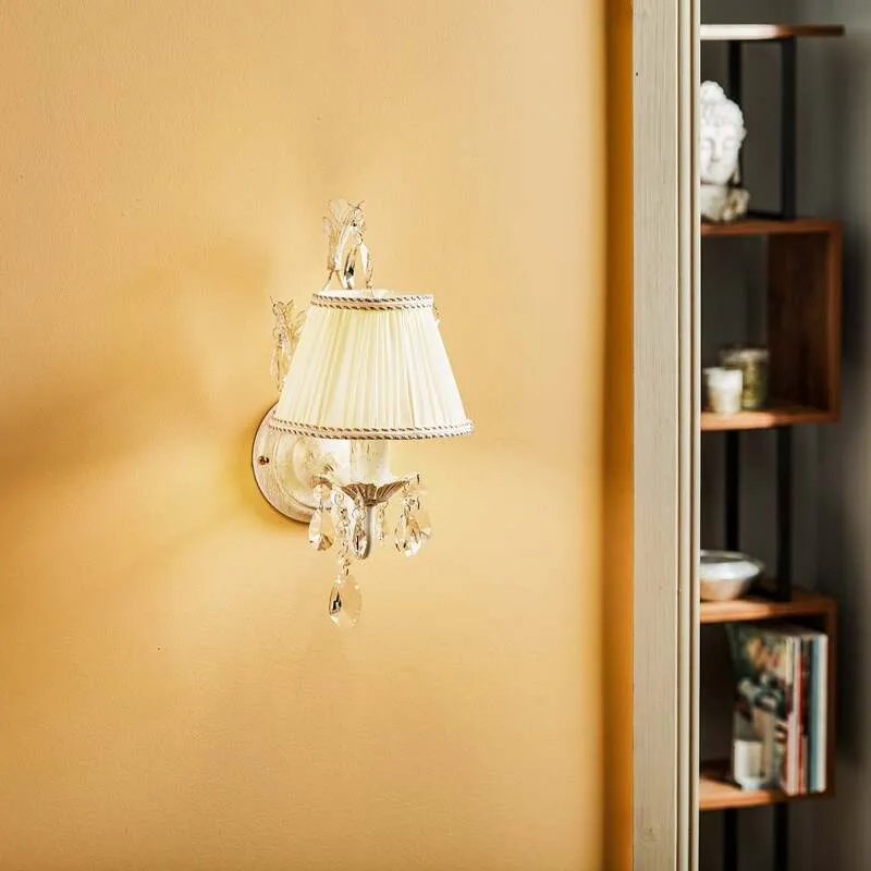 B-Ware Euluna Wandleuchte Karen Wandlampe Wandlicht Leuchte Lampe einflammig elfenbein