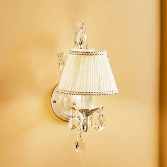 B-Ware Euluna Wandleuchte Karen Wandlampe Wandlicht Leuchte Lampe einflammig elfenbein