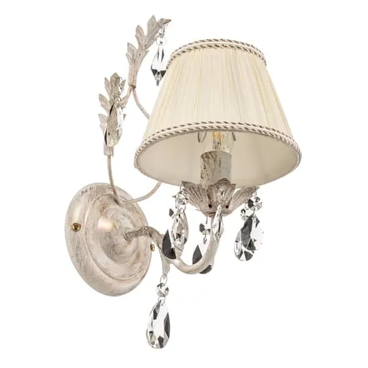 B-Ware Euluna Wandleuchte Karen Wandlampe Wandlicht Leuchte Lampe einflammig elfenbein