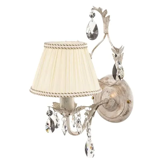 B-Ware Euluna Wandleuchte Karen Wandlampe Wandlicht Leuchte Lampe einflammig elfenbein