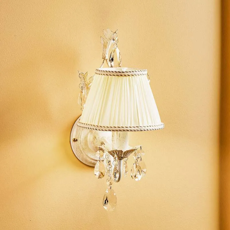 B-Ware Euluna Wandleuchte Karen Wandlampe Wandlicht Leuchte Lampe einflammig elfenbein
