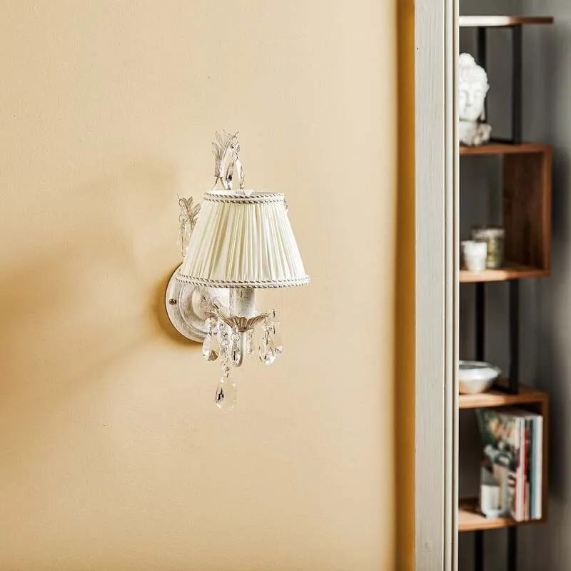 B-Ware Euluna Wandleuchte Karen Wandlampe Wandlicht Leuchte Lampe einflammig elfenbein