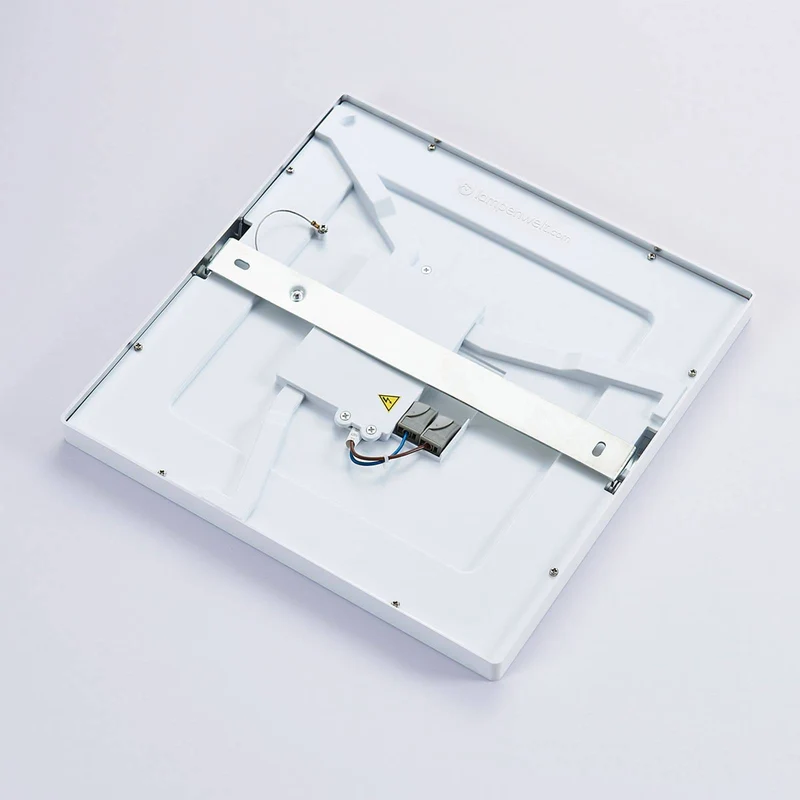 B-Ware Arcchio Deckenleuchte Lampe LED silber Solvie Leuchte eckig 30 x 30 cm Kunststof