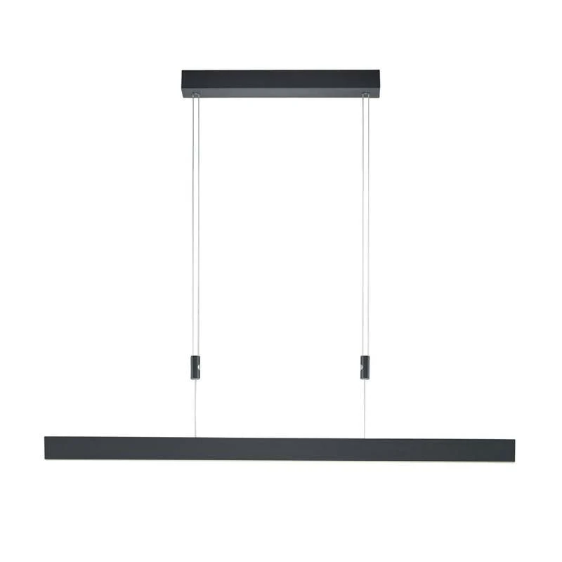 B-Ware HELL Hängeleuchte Pendelleuchte Delta LED dimmbar schwarz 100cm 28W warmweiß