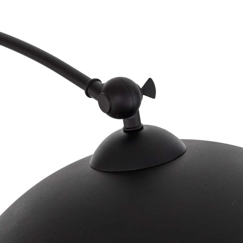 B-Ware Lindby Stehleuchte Jonera LED Bogenlampe Lampe schwarz gold 185cm Höhe 45cm