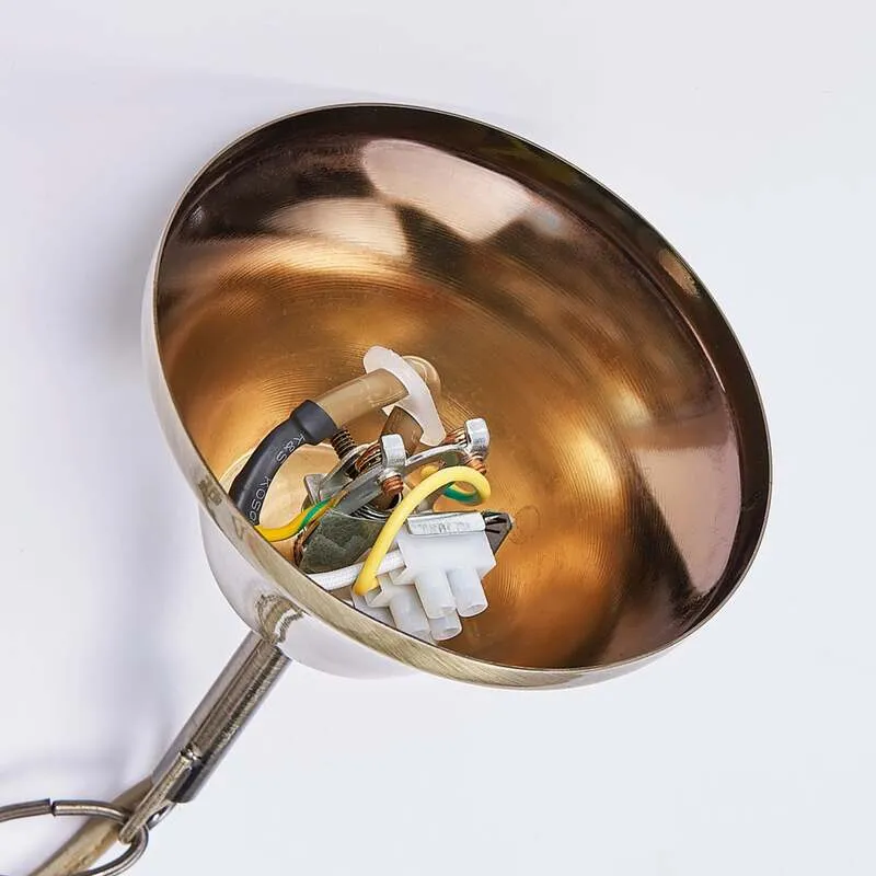 B-Ware Lindby Kronleuchter Hängeleuchte Marnia LED 8-flg dimmbar altmessing Ø53cm 150cm