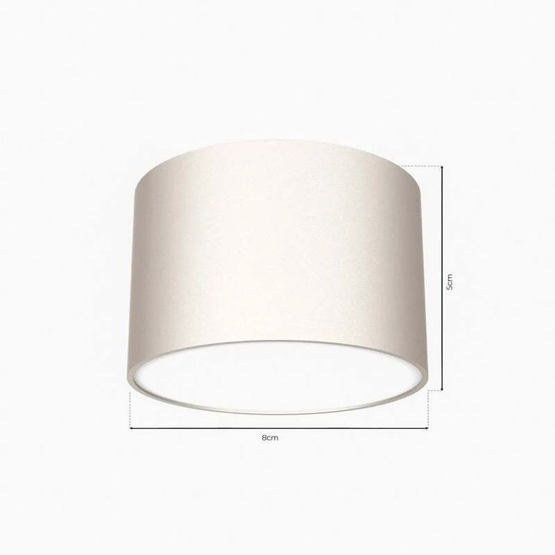 B-Ware Deckenleuchte Cloudy einflammig LED dimmbar Lampe Leuchte weiß 8cm Ø 5cm