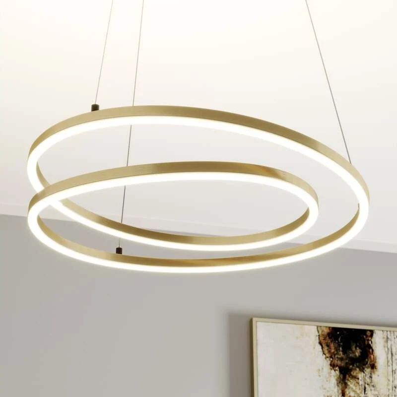 B-Ware Lindby Pendelleuchte Hängelampe LED messing dimmbar Leuchte Lampe warmweiß