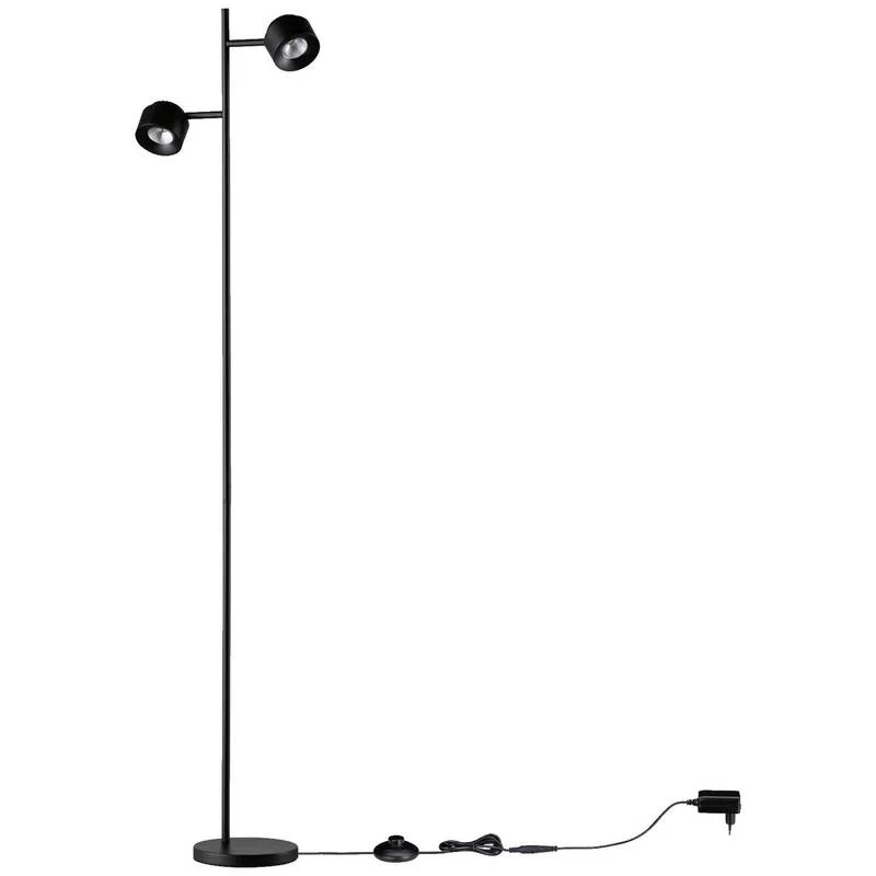 B-Ware Paulmann Stehleuchte Stehlampe LED schwarz Dimmer warmweiß Metall Kunststoff