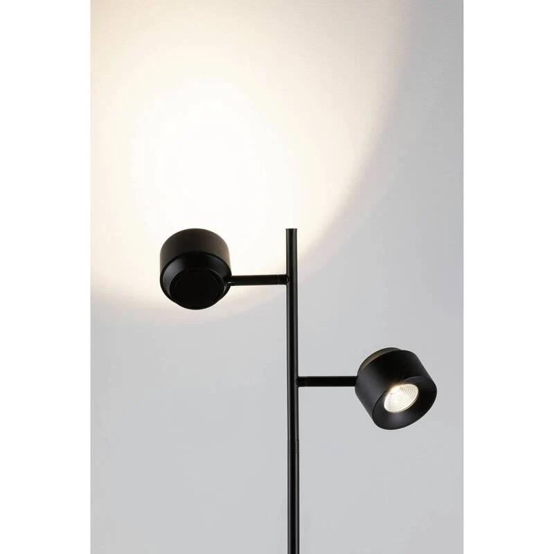 B-Ware Paulmann Stehleuchte Stehlampe LED schwarz Dimmer warmweiß Metall Kunststoff