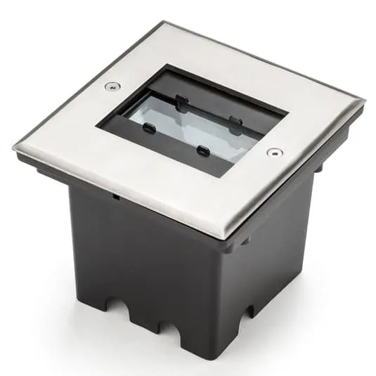B-Ware Konstsmide Malte LED-Bodeneinbauspot Abstrahlung flexibel 12W Wegeleuchte LED