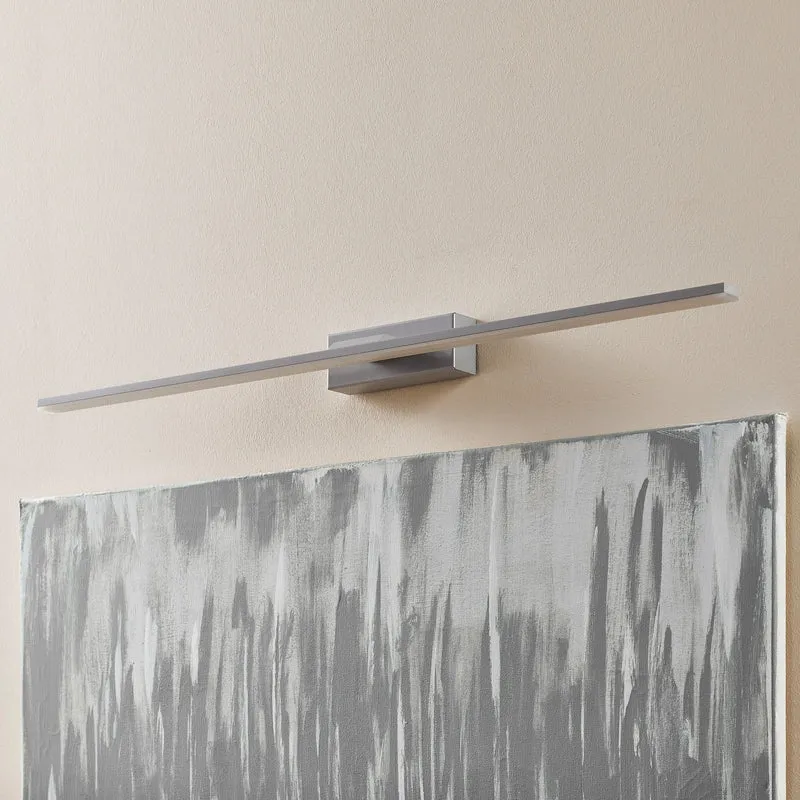 B-Ware MCJ LED Wandleuchte Spiegel Lampe Aluminium Weiss 80 cm Miroir Badezimmer