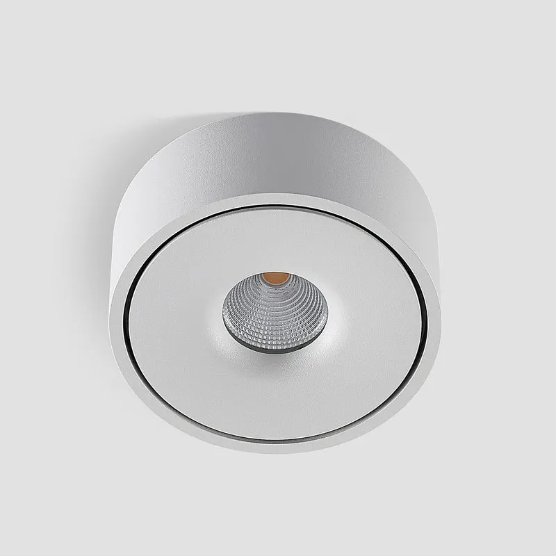 B-Ware Arcchio Deckenlampe LED Leuchte Rotari dimmbar warmweiß Ø12cm Aluminium weiß