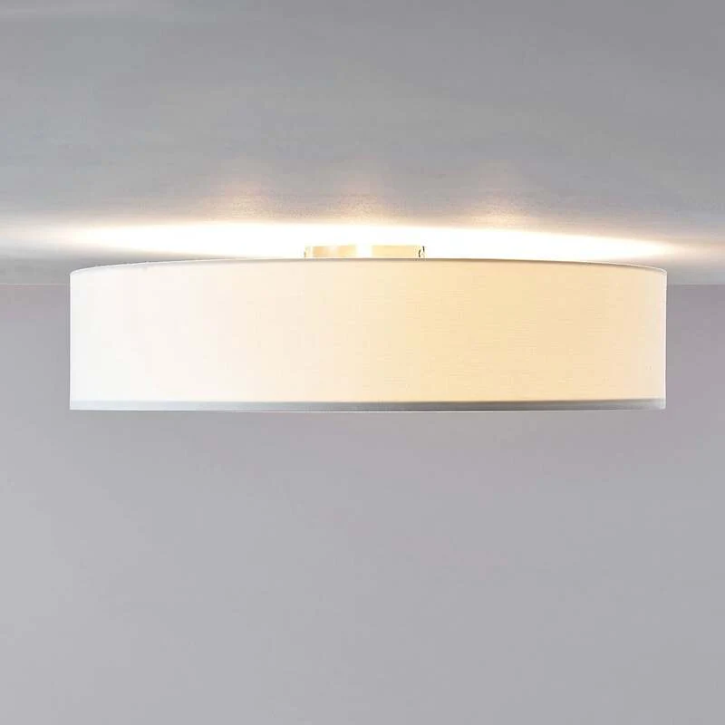 B-Ware Lindby Deckenlampe Gordana LED Lampe Leuchte dimmbar weiß Ø57cm 15cm hoch
