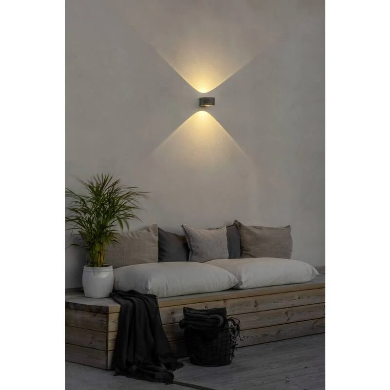 B-Ware Konstsmide Außenwandleuchte Gela 7882-370 Wandleuchte LED Gartenlampe