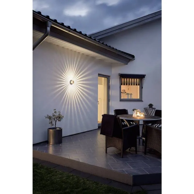 B-Ware Konstsmide Außenwandleuchte Gartenleuchte Monza Small LED Lampe Bronze IP54 3W