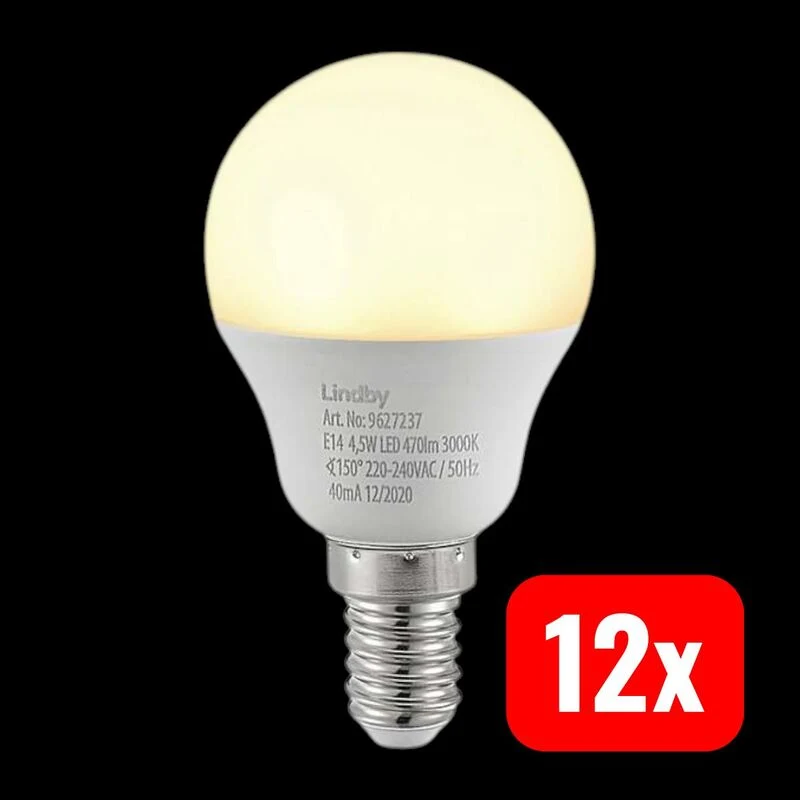 B-Ware Lindby LED Tropfenlampe E14 4,5W warmweiß 3000K Lampe Leuchte 470 Lumen 150 Grad