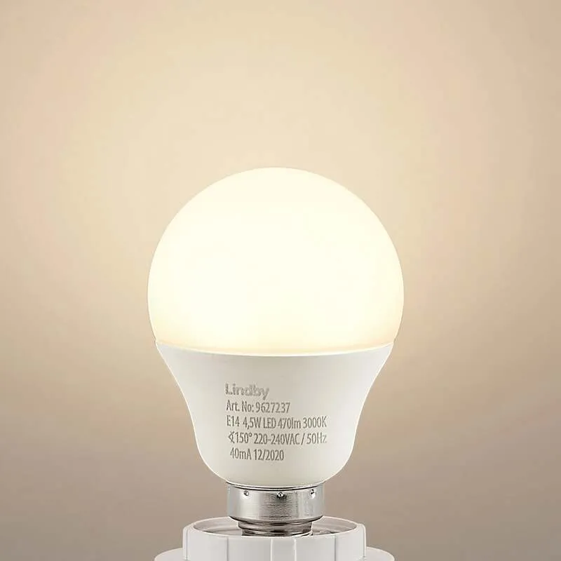 B-Ware Lindby LED Tropfenlampe E14 4,5W warmweiß 3000K Lampe Leuchte 470 Lumen 150 Grad