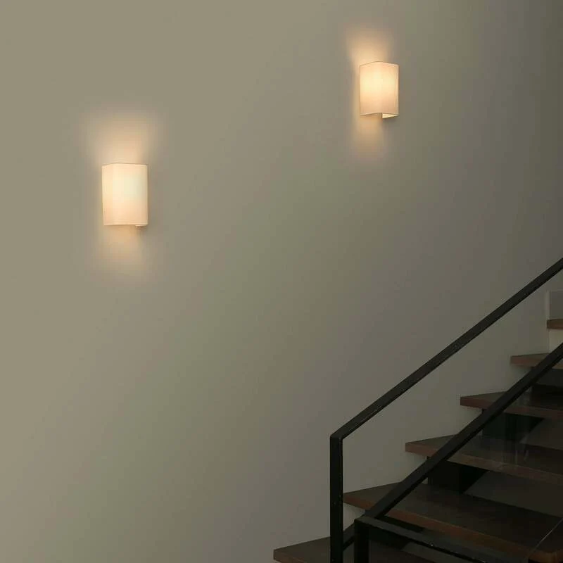 B-Ware FARO BARCELONA Wandleuchte Cotton LED Wandlampe dimmbar beige 20x12cm Leuchte