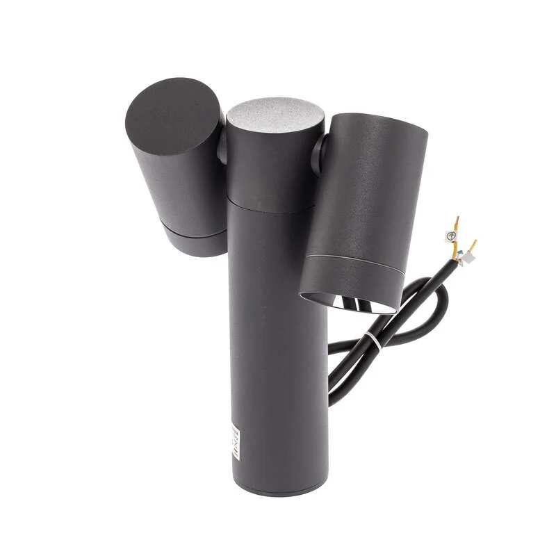 B-Ware Prios Erdspießstrahler Tulimar LED Außenleuchte anthrazit dimmbar IP65 2-flg.