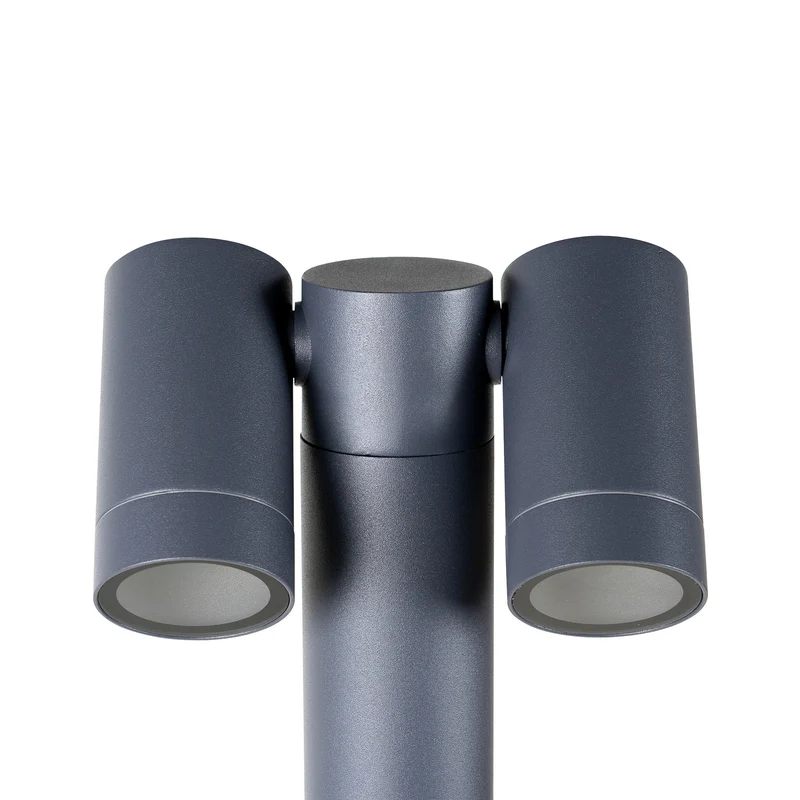 B-Ware Prios Erdspießstrahler Tulimar LED Außenleuchte anthrazit dimmbar IP65 2-flg.