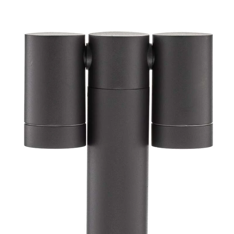 B-Ware Prios Erdspießstrahler Tulimar LED Außenleuchte anthrazit dimmbar IP65 2-flg.