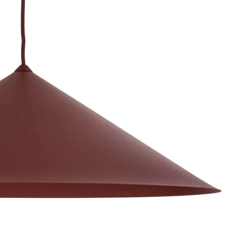 B-Ware TK-Lighting Hängeleuchte Lume XL LED Pendelleuchte dimmbar burgunderrot Ø49cm