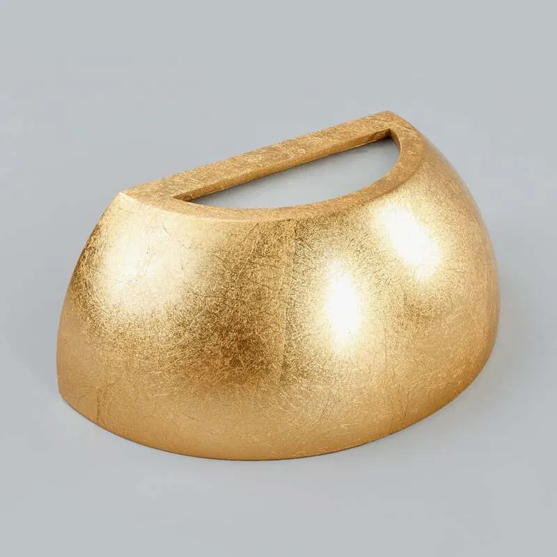 B-Ware Lindby Wandleuchte Hängeleuchte Kolja LED Wandlampe Lampe dimmbar gold 25cm
