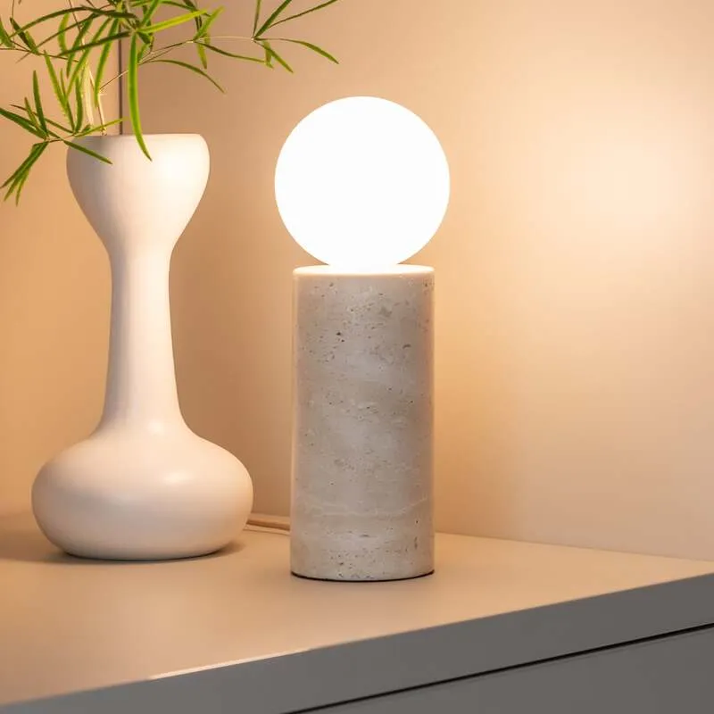 B-Ware IT'S ABOUT ROMI Tischlampe Tivoli LED Lampe Leuchte Tischleuchte weiß Höhe 33cm