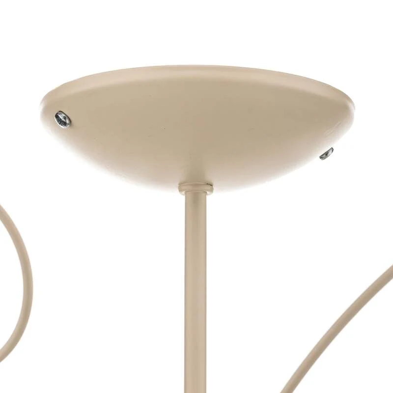 B-Ware Deckenlampe BUTTERFLY LED 3-flammig dimmbar creme grün rosé Ø 64 cm Edelstahl
