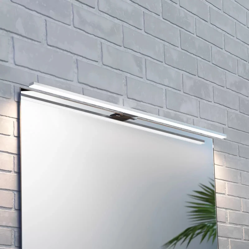 B-Ware Triga Spiegelleuchte Spiegelbeleuchtung Led Leuchte Chrom Badezimmerlampe 80724