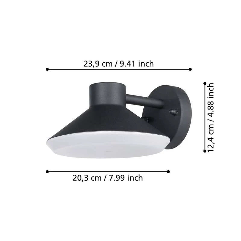 B-Ware Eglo LED-Außenwandleuchte Ninnarella Wandleuchte Wandlampe Leuchte Lampe Licht