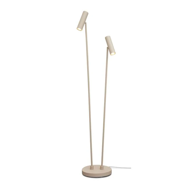 B-Ware IT'S ABOUT ROMI Stehleuchte Havana sandfarben Lampe Leuchte 2x10W 162cm Höhe