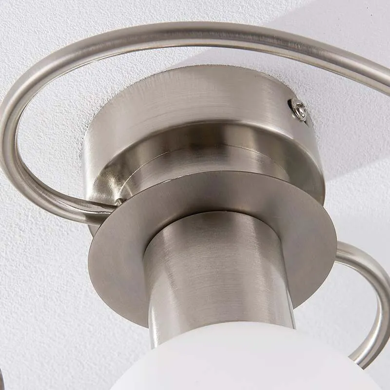 B-Ware Lindby Deckenlampe Ciala LED Lampe 3-flammig dimmbar nickel satiniert Ø 10 cm