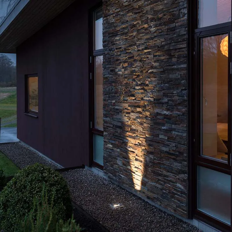 B-Ware Konstsmide LED Bodeneinbauspot Malte Gartenleuchte Edelstahl 6W warmweiß IP65
