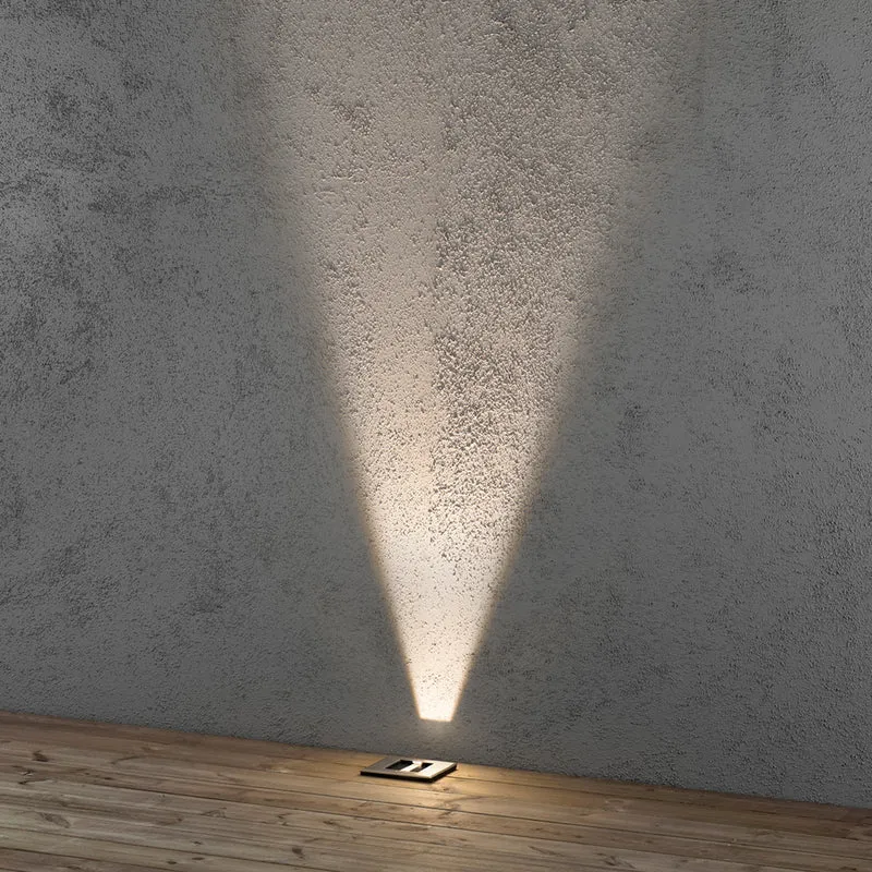 B-Ware Konstsmide LED Bodeneinbauspot Malte Gartenleuchte Edelstahl 6W warmweiß IP65