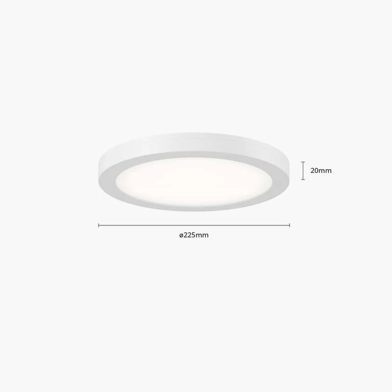 B-Ware Prios Deckenlampe Aureka LED Lampe mit Bewegungsmelder Ø23cm warmweiß weiß