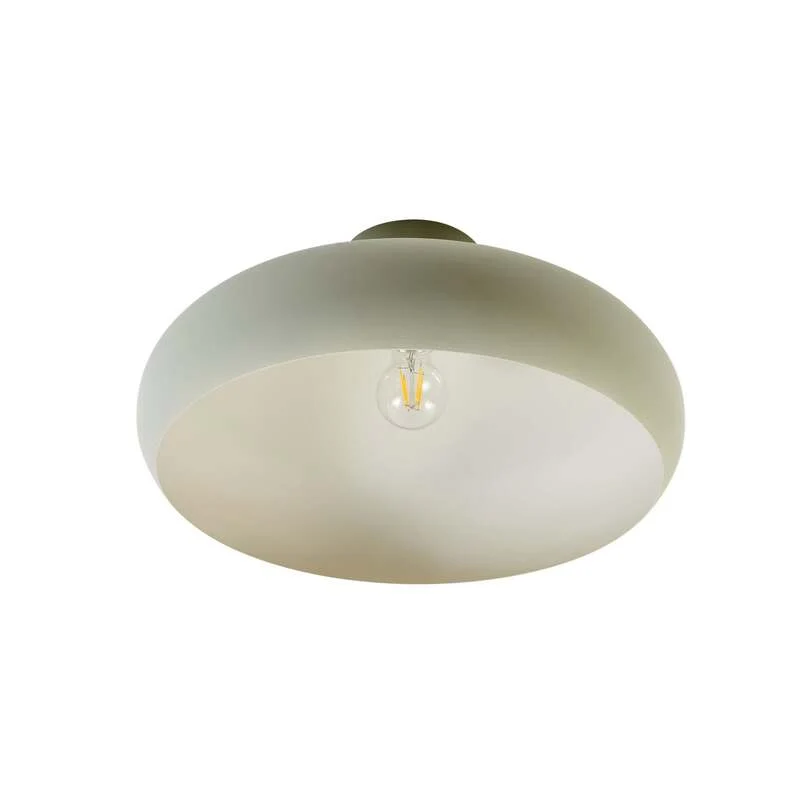 B-Ware Lindby Deckenleuchte Elover Deckenlampe Deckenlicht Lampe hellgrün Ø 45 cm Eisen