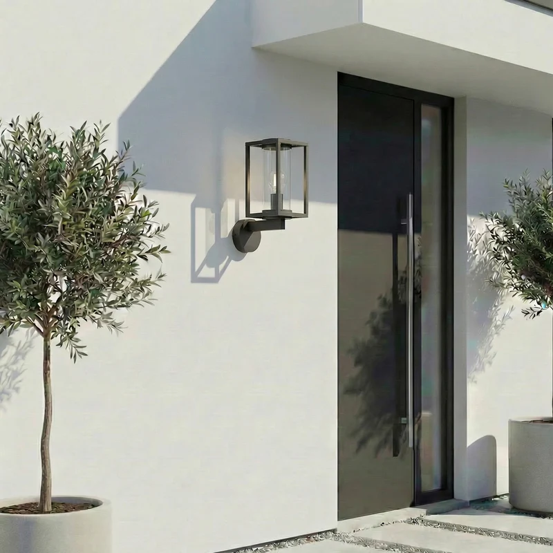 B-Ware Lucande Ferda Außenwandleuchte Terrassenleuchte Deko-Gartenleuchte E27 steh331