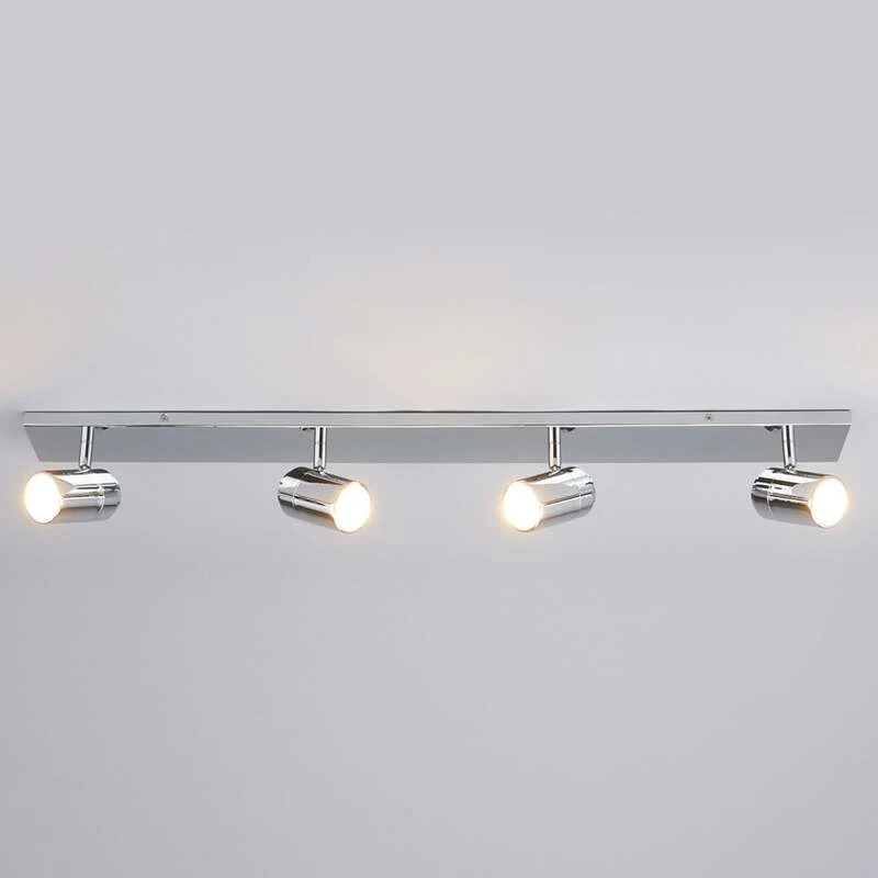 B-Ware Lindby Dejan 4-flammige Badleuchte Badlampe Lampe Leuchte Deckenlampe silber758
