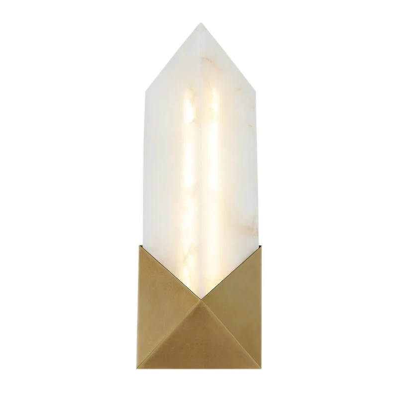 B-Ware Quintiesse Wandlampe Wandleuchte CAESAR LED dimmbar altmessing creme