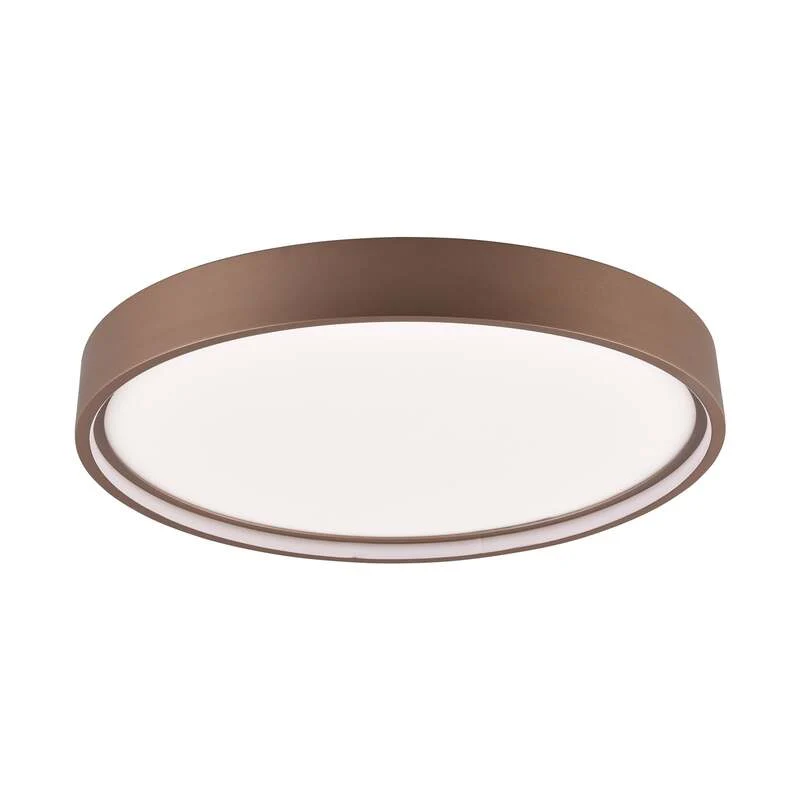 B-Ware TRIO LIGHTING Deckenleuchte Lampe Doha LED CCT dunkelbraun Ø45cm 3260Lumen
